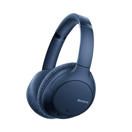 Sony Noise Cancelling Headphones WHCH710N: Wireless Bluetooth Over the Ear Headset with Mic for Phone-Call, Blue 